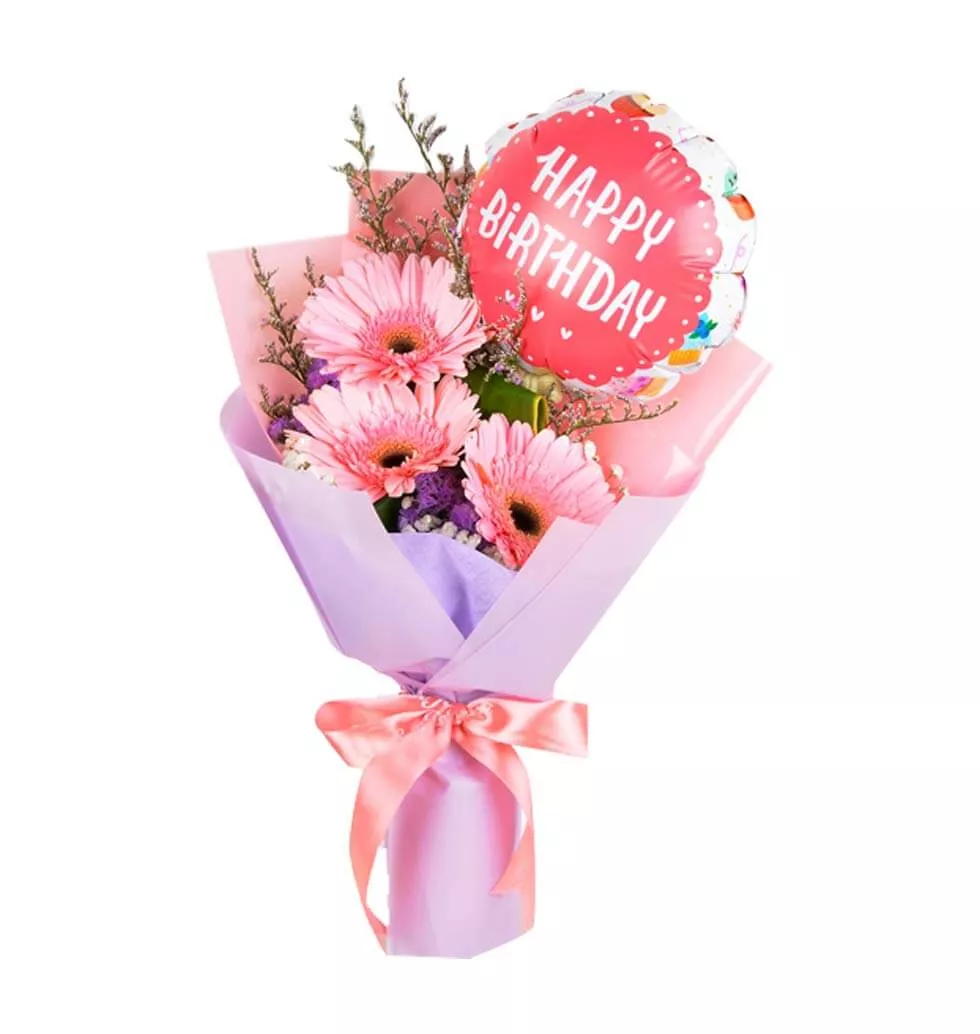 Bouquet of Hot Pink Daisies