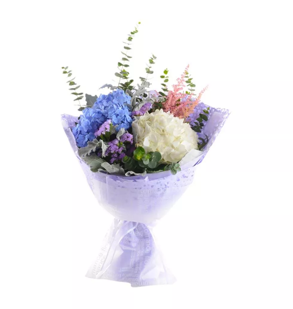 Lovely Hydrangeas Arrangement