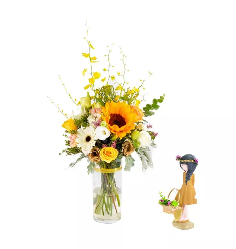 Ravishing Blooming Arrangement